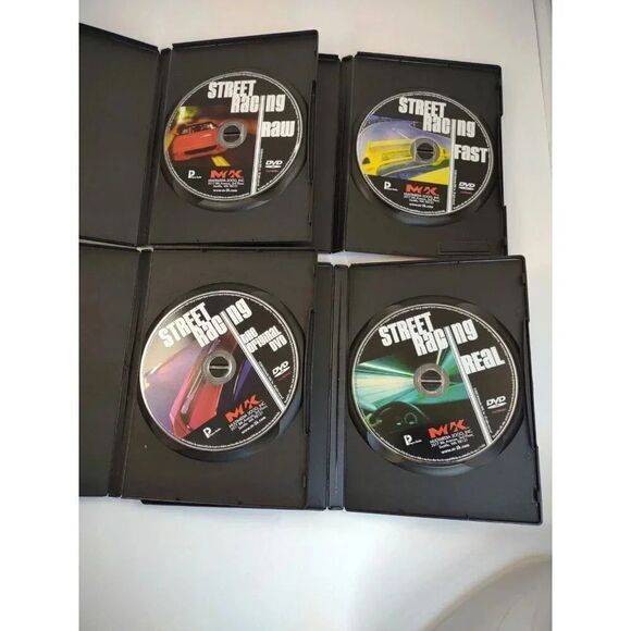 Street Racing: Real, Raw, Fast - Boxed Set (DVD, 2002, 4-Disc Set) - Picture 16 of 16